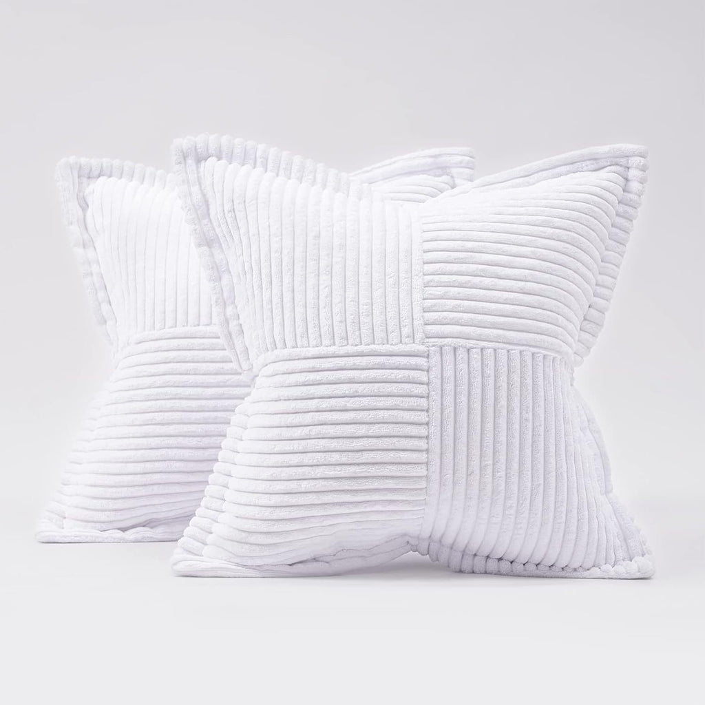 Corduroy Decorative Textured Couch Cushion