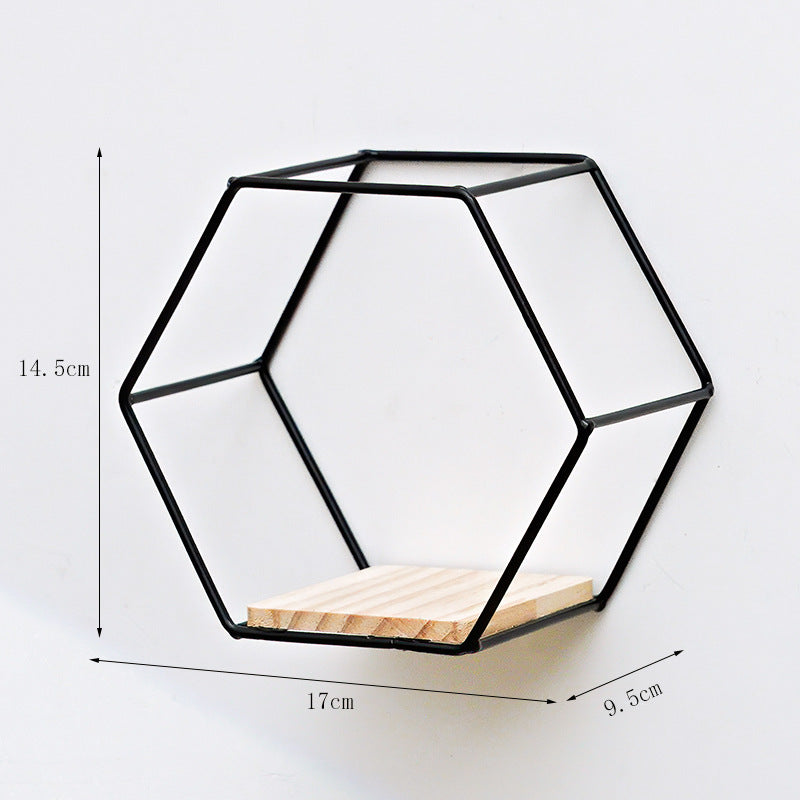 Hexagonal Shelves For Wall Decorations