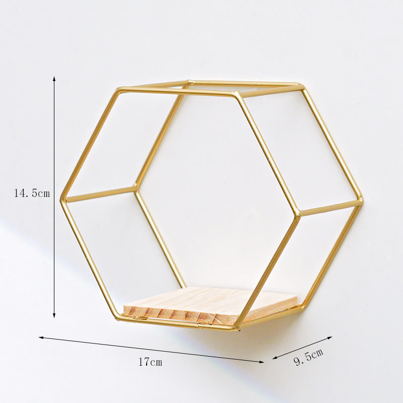 Hexagonal Shelves For Wall Decorations