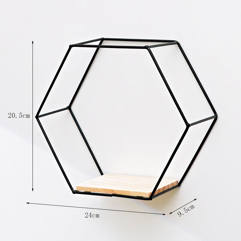 Hexagonal Shelves For Wall Decorations