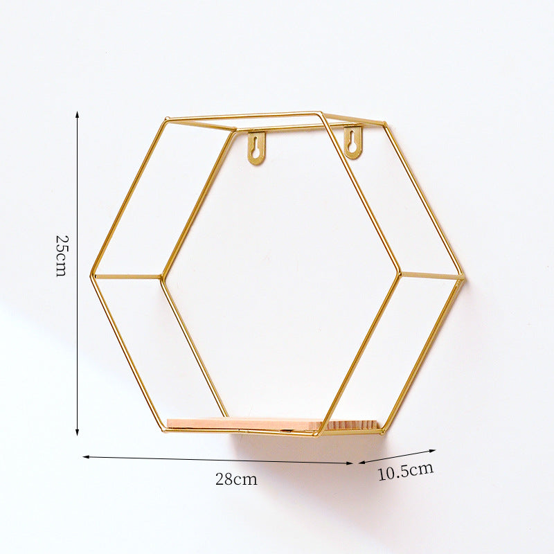 Hexagonal Shelves For Wall Decorations