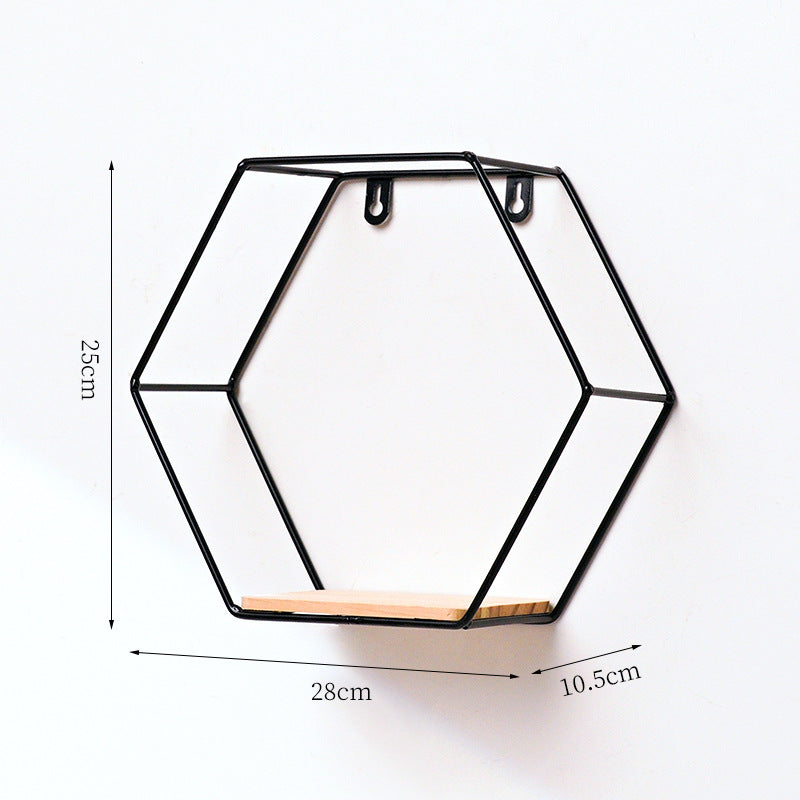Hexagonal Shelves For Wall Decorations