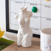 Ceramic Plain  Body Vase Art