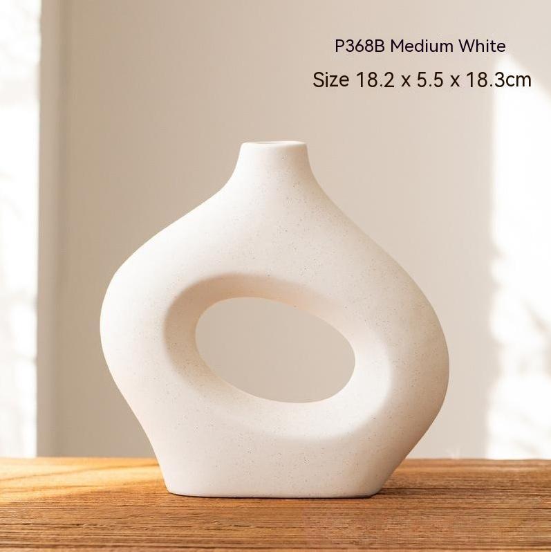 Ceramic Soft Circle Vase