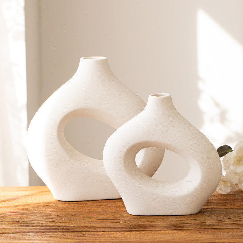 Ceramic Soft Circle Vase
