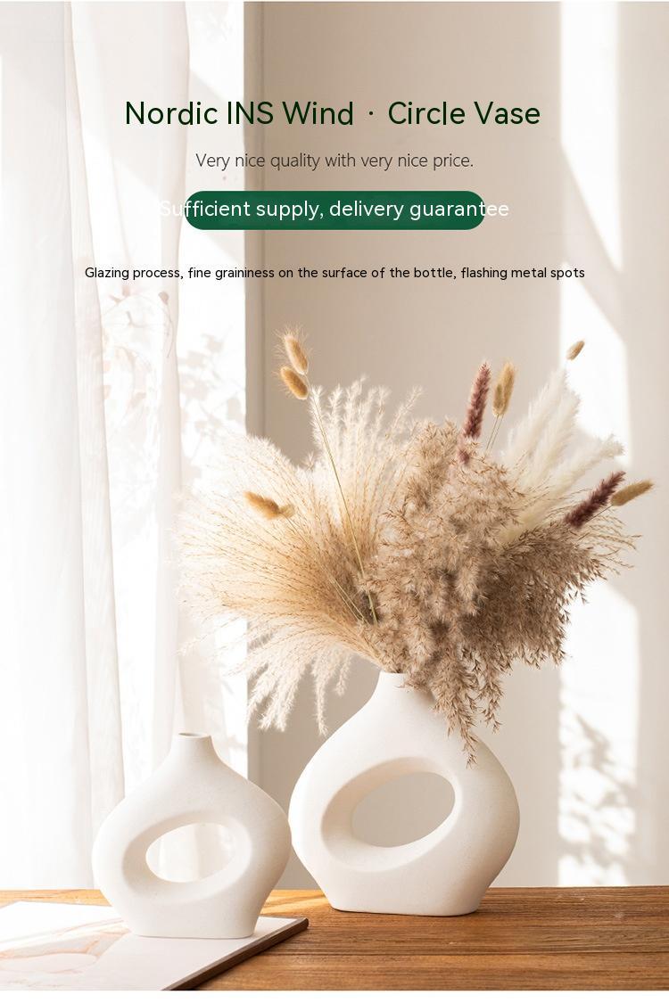 Ceramic Soft Circle Vase